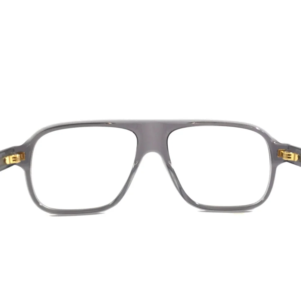 Alfred Kerbs Eyeglasses Frames LUCIO GY Shiny Clear Gray Aviator 59-15-145